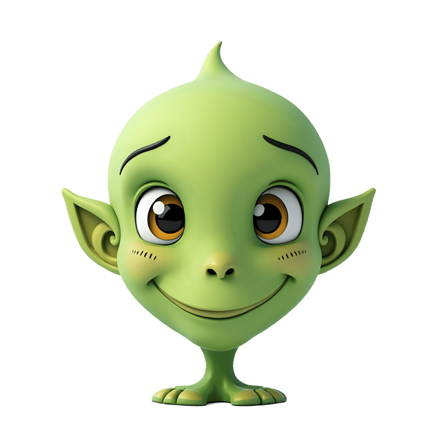 Free transparent PNG: Funny Alien Head  Cute Clipart, free download png