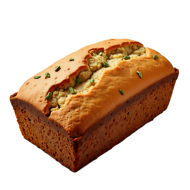 Free transparent PNG: Zucchini Bread Loaf  Free PNG Download for Baking Projects