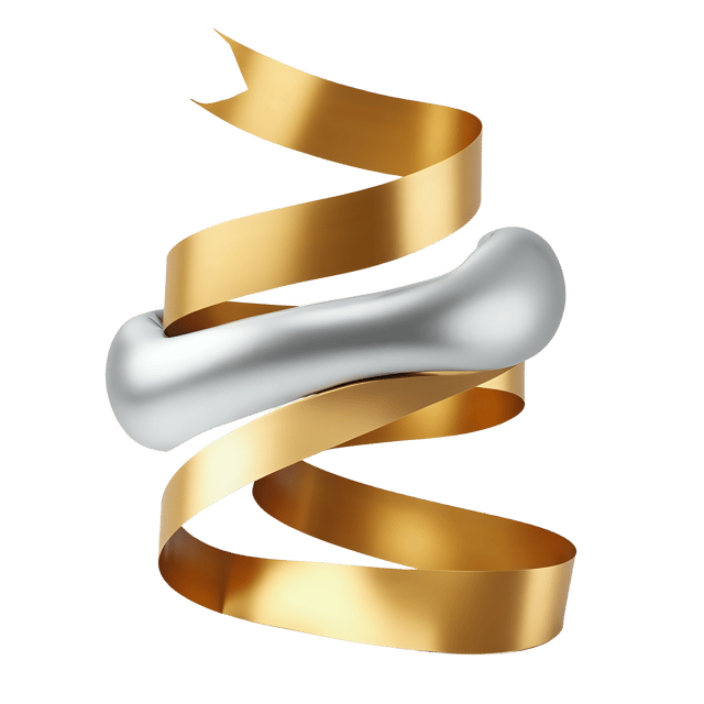 Free transparent PNG: Metallic Ribbon Swirl  Gold  Silver Decorative Clipart, free transparent png download