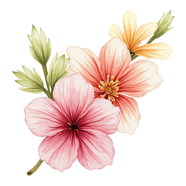 Free transparent PNG: Floral Accents with Shimmer Highlights  Free Elegant Clipart PNG Download