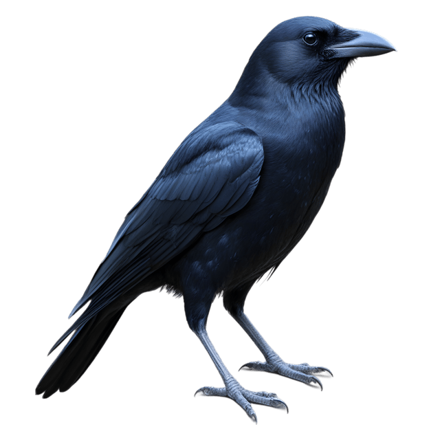 Free transparent PNG: Crow Bird PNG with Transparent Background for Art and Design