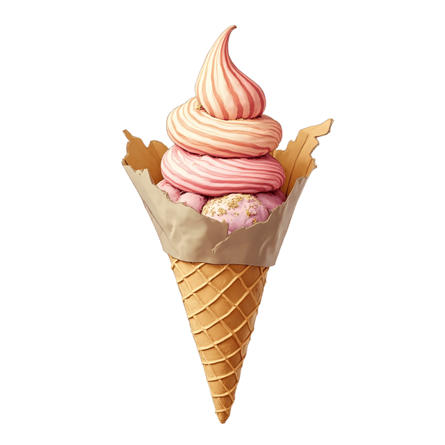 Free transparent PNG: Ice Cream Cone  Pastel Wrapper Clipart, free png download
