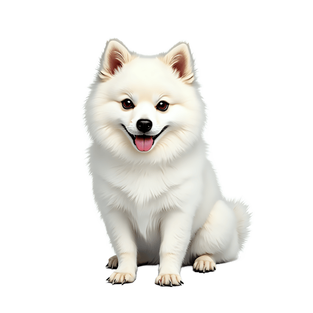 Free transparent PNG: American Eskimo Dog PNG Clipart  A Beloved Family Companion for Design  Crafts