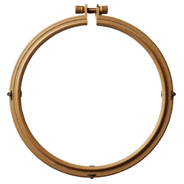Free transparent PNG: Embroidery Hoop Frame PNG Clipart  Perfect for Crafting  DIY Projects
