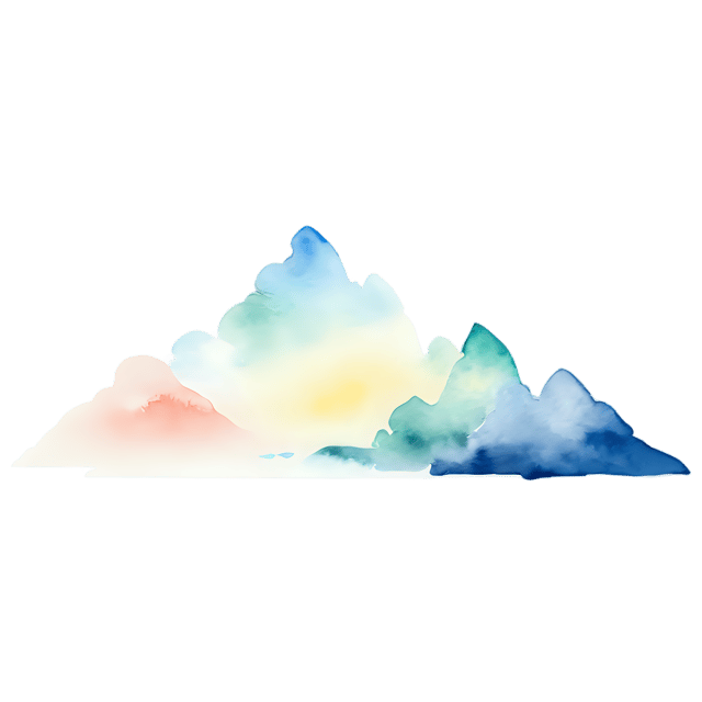 Free transparent PNG: Abstract Watercolor Gradient PNG – Transparent Illustration for Design