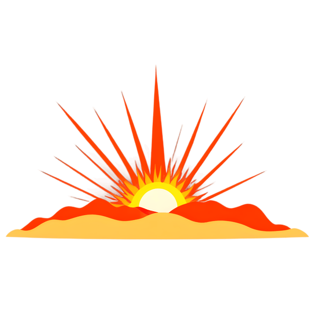 Free transparent PNG: Scorching Desert Rays PNG with Transparent Background for Artistic Creations