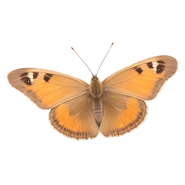 Free transparent PNG: Meadow Brown Butterfly PNG Transparent Background