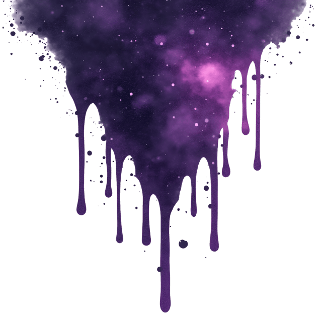 Free transparent PNG: Abstract Purple Drizzle and Starry Night Sky PNG Background