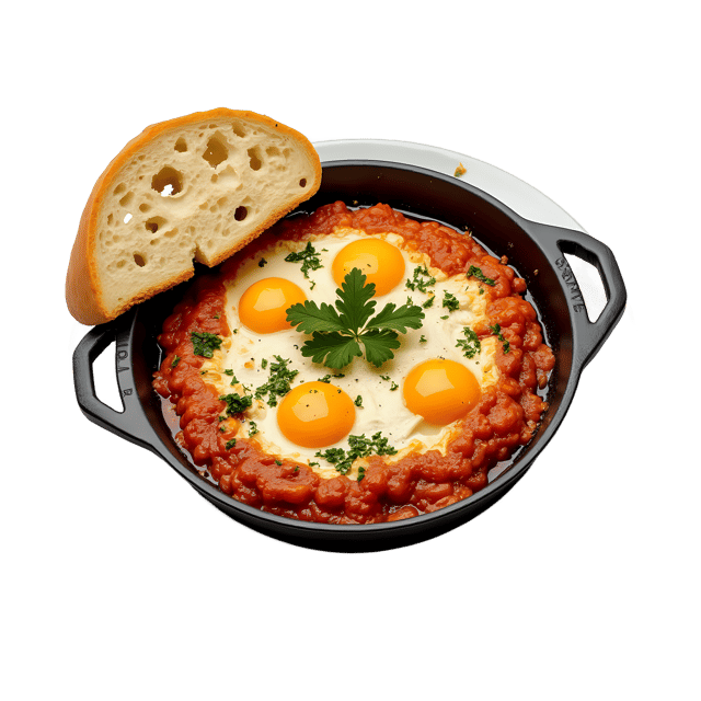 Free transparent PNG: Shakshuka with Bread PNG Clipart  Perfect for Breakfast Ideas  Food Design