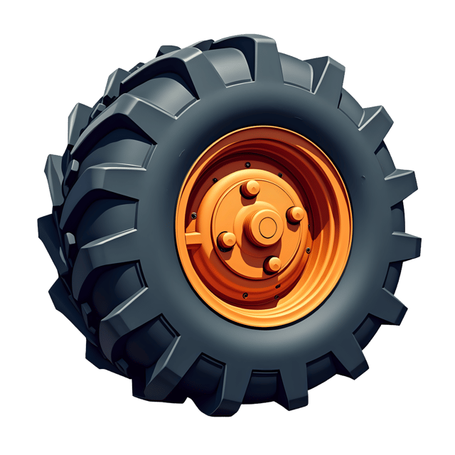 Free transparent PNG: Tractor Rear Wheel  Farm Equipment Clipart, free transparent png download