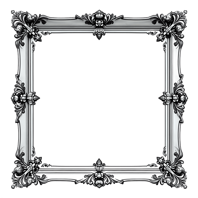 Free transparent PNG: Baroque Frame PNG Clipart  Elegant Design Elements for Art  Crafts