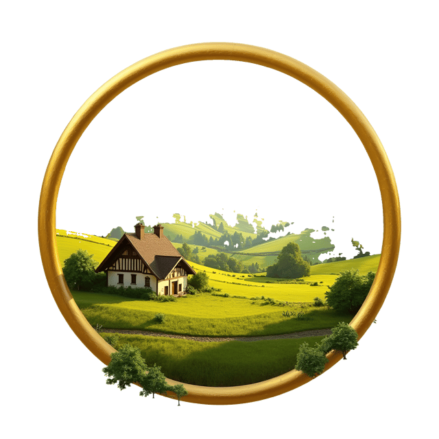 Free transparent PNG: Charming Countryside Cottage in Golden Ring PNG