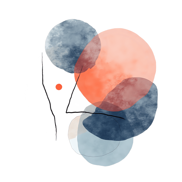 Free transparent PNG: Abstract Shapes with Bold Lines PNG on Transparent Background