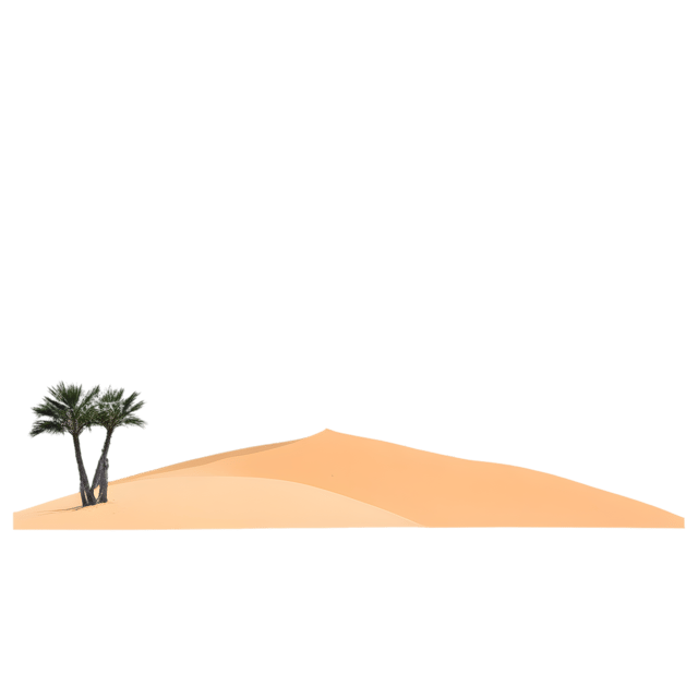 Free transparent PNG: Dune Landscape Transparent PNG for Desert Scene and Nature Imagery
