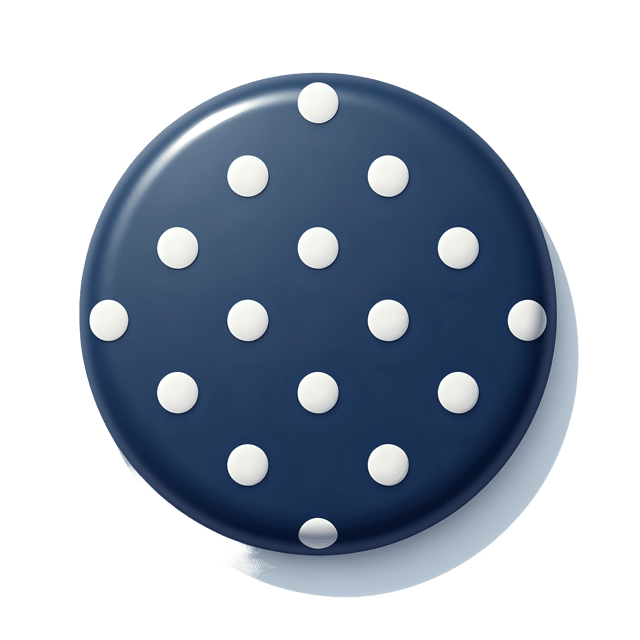 Free transparent PNG: Polka Dot Button with White on Navy  Free Downloadable PNG Clipart