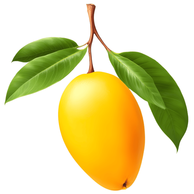 Free transparent PNG: Transparent Background Mango PNG for Digital Design and Illustration
