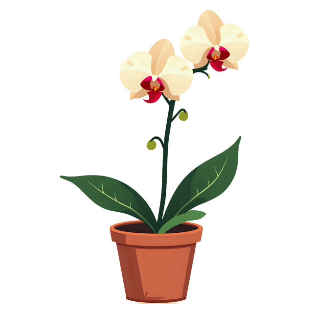 Free transparent PNG: Single White Orchid PNG Transparent Background for Botanical Art and Design