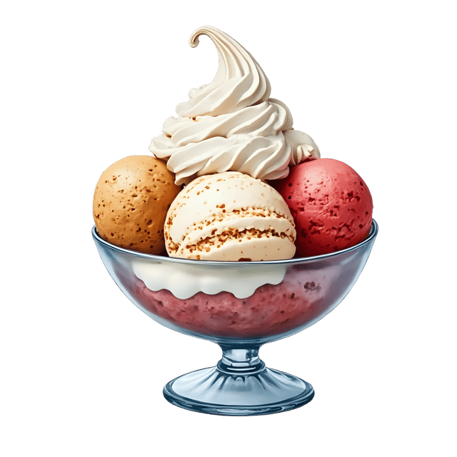 Free transparent PNG: Ice Cream Sundae  Dessert Clipart, free downloadable png