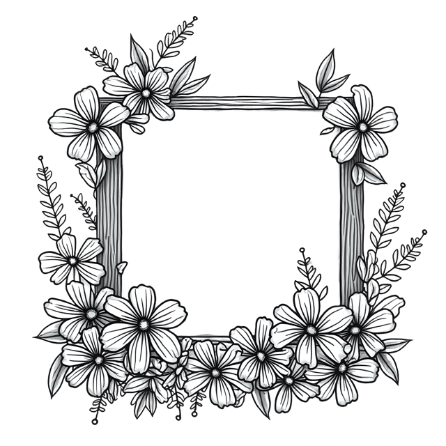 Free transparent PNG: Garden Sign with Flower Drawings  Garden Clipart, free transparent png download