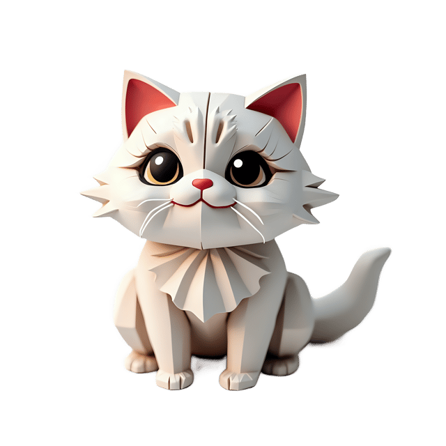 Free transparent PNG: Persian Cat Vector Art for Animal Lovers and Interior Design