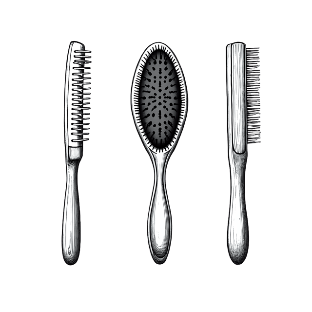 Free transparent PNG: Victorian Hairbrush Set PNG Clipart  Perfect for Historical Design  Decor