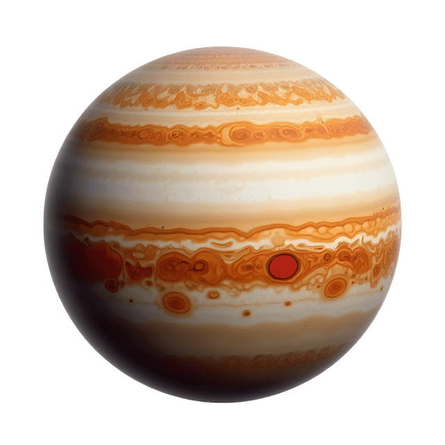 Free transparent PNG: Transparent Jupiter with Red Spot PNG Yarn Art