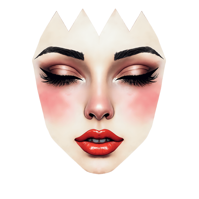 Free transparent PNG: Repeating Triangular Patterns Expressive Face PNG