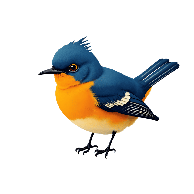 Free transparent PNG: Sunbird PNG Clipart with Deep Blue Feathers and Golden Highlights