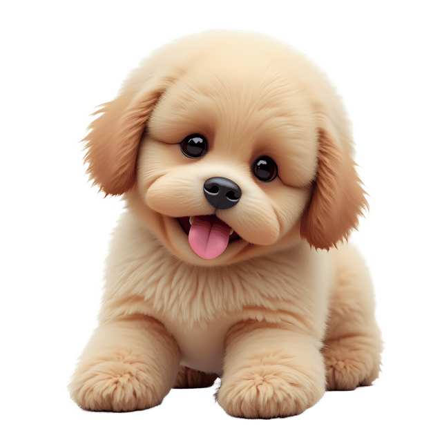 Free transparent PNG: Fluffy Dog PNG with Transparent Background for Animal Art and Design