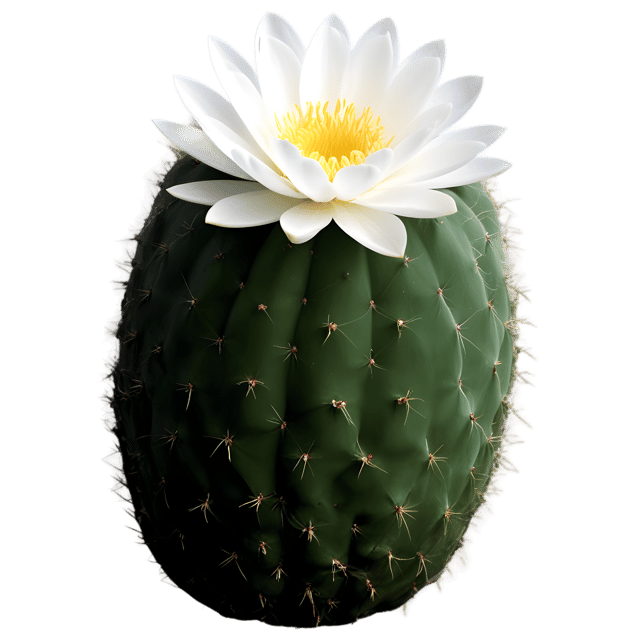 Free transparent PNG: Ariocarpus Cactus PNG with Transparent Background for Botanical Illustration and Design