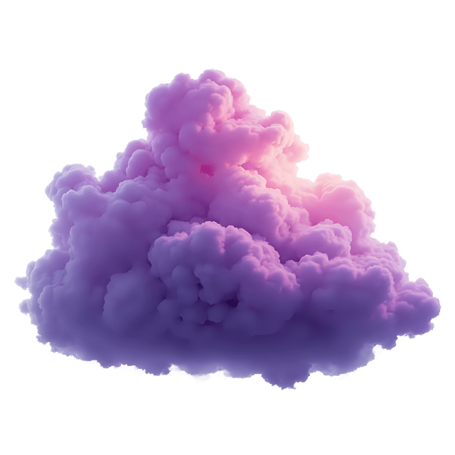 Free transparent PNG: Purple Nebula Cloud  Glowing Tips Clipart, free downloadable png