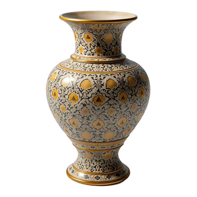 Free transparent PNG: Elegant Antique Vase with Intricate Patterns PNG