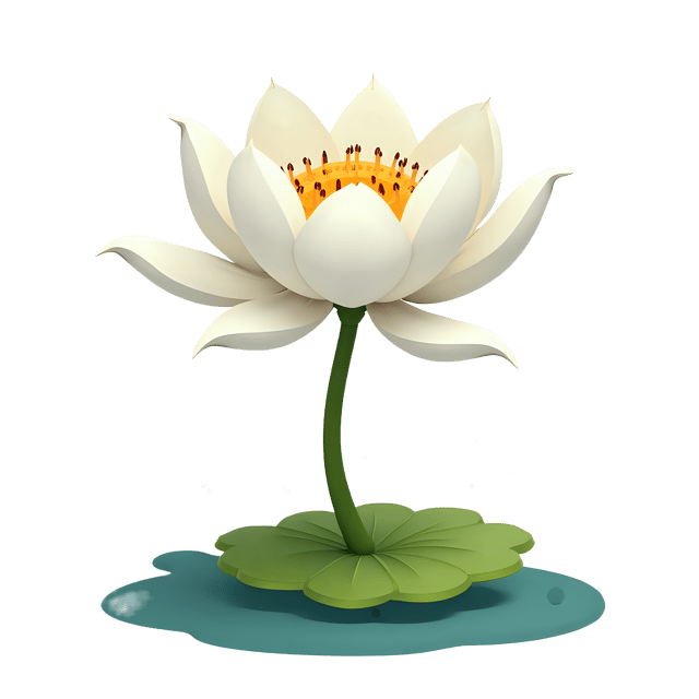 Free transparent PNG: Single White Lily PNG with Transparent Background for Floral Design and Art
