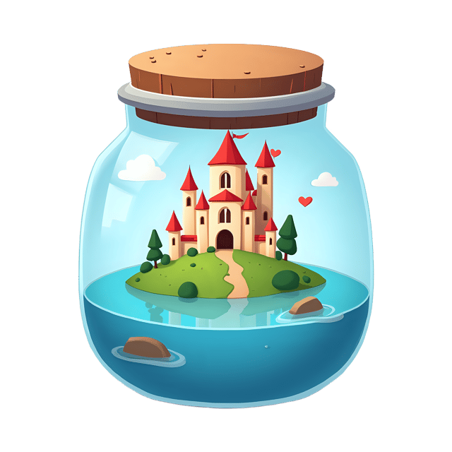 Free transparent PNG: Castles Surrounded by Water Transparent PNG Background for Unique and Versatile Imagery