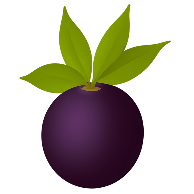 Free transparent PNG: Acai Berry PNG with Transparent Background for Design and Artwork