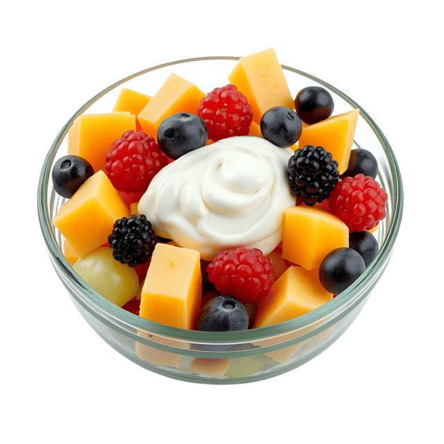 Free transparent PNG: Fruit Salad with Yogurt PNG Clipart  Ideal for Healthy Eating  Creative Projects