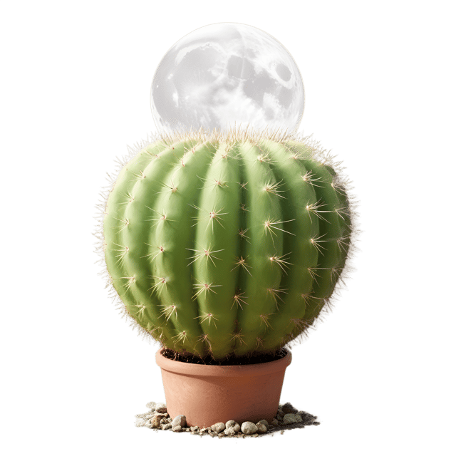 Free transparent PNG: Moon Cactus Transparent Background PNG
