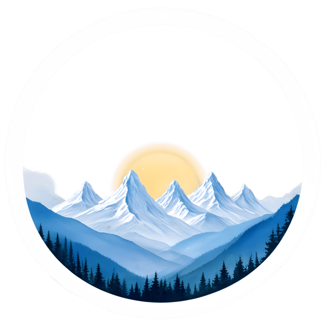 Free transparent PNG: Mountain Peak Halo PNG Illustration for Spiritual and Nature Art