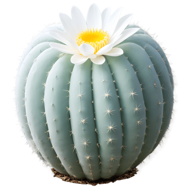 Free transparent PNG: Astrophytum Cactus PNG with Transparent Background for Digital Design and Art Projects