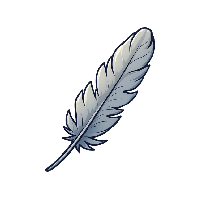 Free transparent PNG: Curved Flight Feather  Free PNG Download for Clipart Use