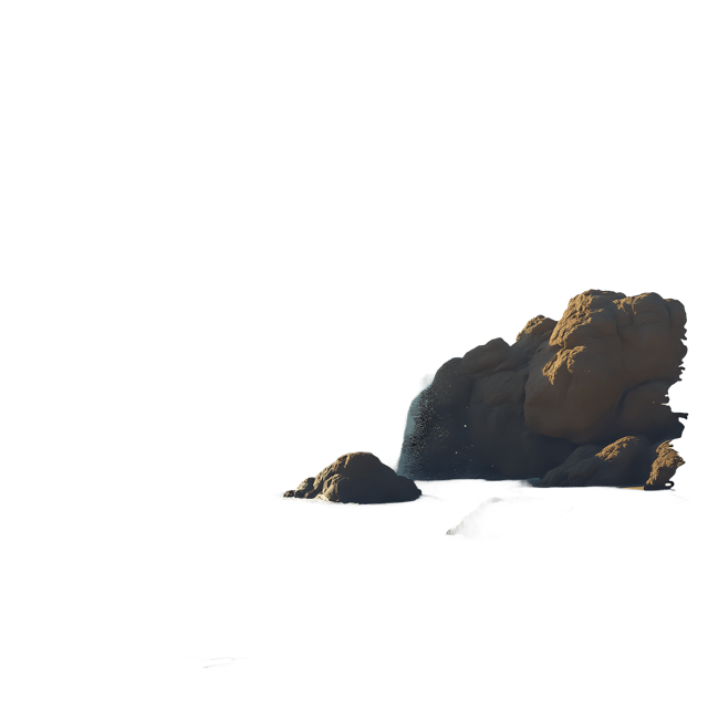 Free transparent PNG: Tail Splash Near Rocky Shore  Underwater Scene Clipart, free downloadable png