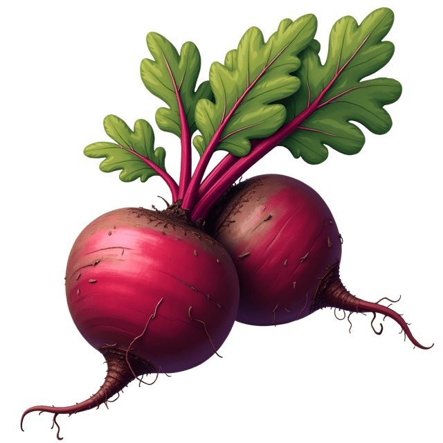 Free transparent PNG: Deep Red Beetroot Illustration with Earthy Tones and Rough Surface