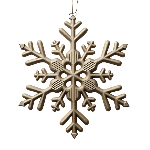 Free transparent PNG: Snowflake Shaped Ornament  Winter Holiday Clipart, free downloadable png