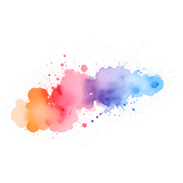 Free transparent PNG: Ethereal Splatter PNG with Transparent Background for Digital Art and Design