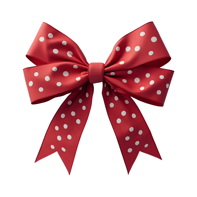 Free transparent PNG: Polka Ribbon with Crumpled Center  Free Downloadable PNG Clipart