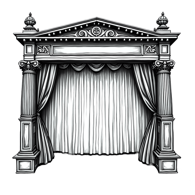 Free transparent PNG: Victorian Paper Theater PNG  Elegant Victorian-Inspired Clipart for Events  Decor