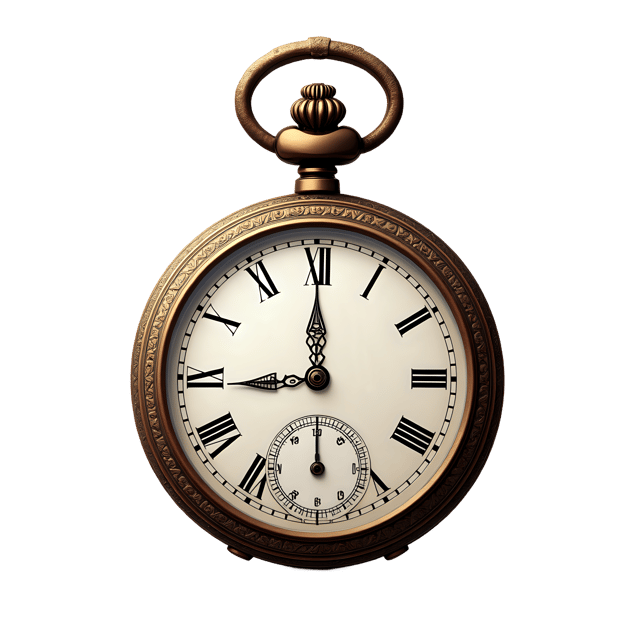 Free transparent PNG: Pocket Watch PNG Download  Antique Timepiece Clipart for Historical Design  Decor
