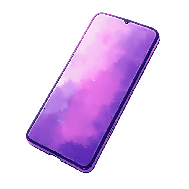 Free transparent PNG: Translucent Purple Phone  Glowing Design Clipart, free download png