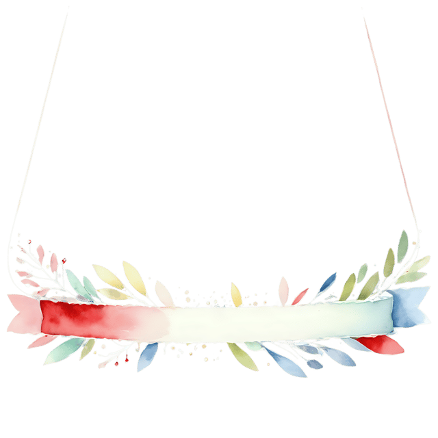 Free transparent PNG: Gentle Watercolor Scroll Edge Ornament PNG – Transparent Background Decorative Illustration