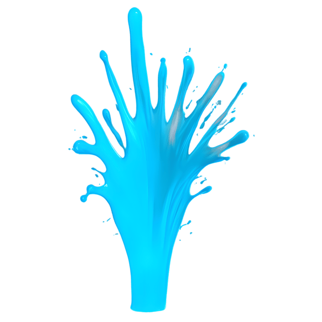 Free transparent PNG: Teal Color Splash PNG with Transparent Background for Modern Design Projects